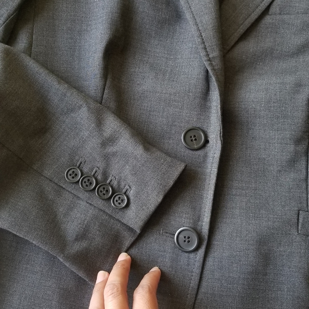 LIKE NEW! JCrew Blazer Jacket Gray 8